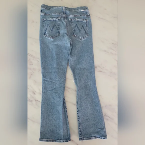 Mother The Insider Ankle Denim Bloom And Doom Jeans - Picture 9 of 10